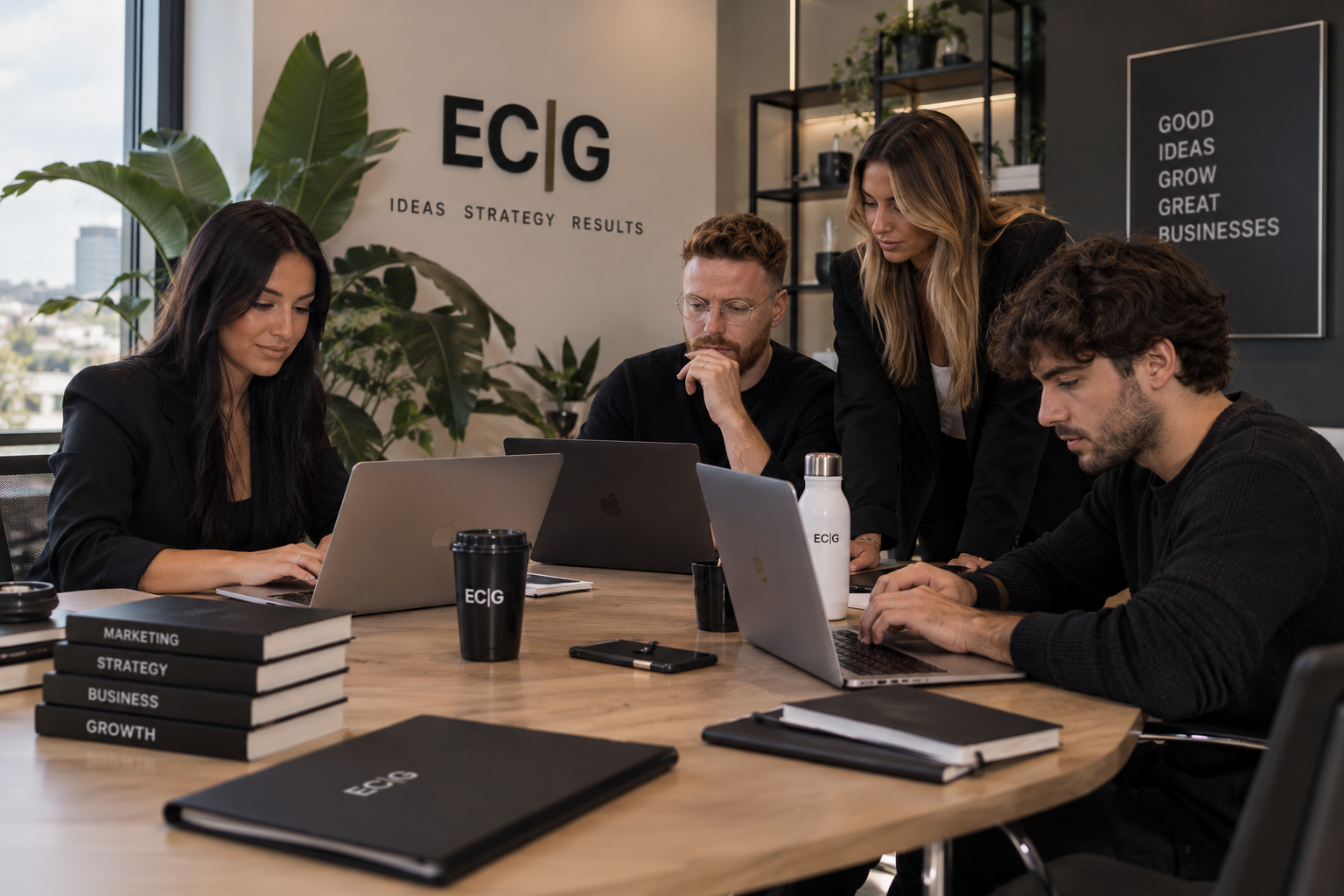 Team EasyCommerce Group al lavoro